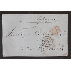 Francia Frontal de Paris a Madrid 1854 Francia Frontal de Paris a Madrid 1854