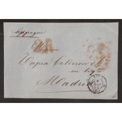 Francia Frontal de Paris a Madrid 1854 Francia Frontal de Paris a Madrid 1854