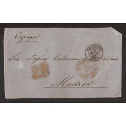 Francia Frontal de Bayona a Madrid 1842 Francia Frontal de Bayona a Madrid 1842