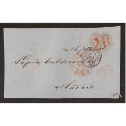 Francia Frontal de Paris a Madrid 1852 Francia Frontal de Paris a Madrid 1852