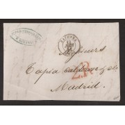 Francia Frontal de Bayona a Madrid 1854 