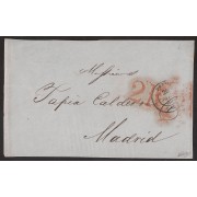 Francia Frontal de París a Madrid 1849 