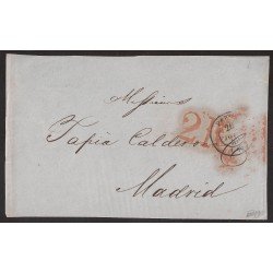 Francia Frontal de París a Madrid 1849 Francia Frontal de París a Madrid 1849