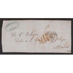 Francia Frontal de Bayona a Madrid 1853 Francia Frontal de Bayona a Madrid 1853