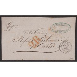 Francia Frontal de Bayona a Madrid 1852 Francia Frontal de Bayona a Madrid 1852