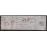 Francia Carta de Toulosse a Barcelona 1859 Via Burdeos-Perpignan-La Junquera