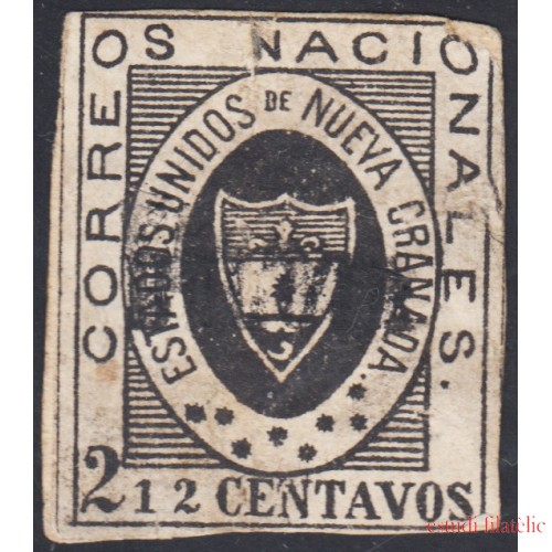 Colombia 10 1861 Estados Unidos de Nueva Granada usado