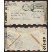 Estados Unidos Carta de New York a Barcelona 1942
