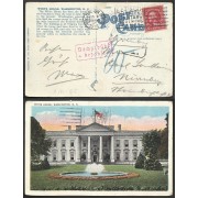Estados Unidos Postal de Washington a Nuremberg 1926
