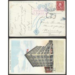 Estados Unidos Postal de Jacksonville a Nuremberg 1926 Estados Unidos Postal de Jacksonville a Nuremberg 1926