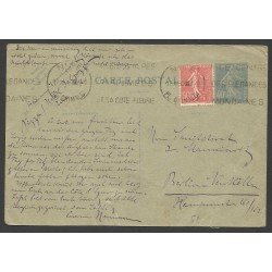 Francia Carta de Niza a Berlín 1930 Francia Carta de Niza a Berlín 1930