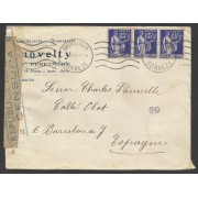 Francia Carta de Brive la Gail a Barcelona 1936