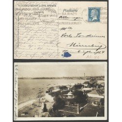 Francia Postal de Cherbourg a Nuremberg 1926 Francia Postal de Cherbourg a Nuremberg 1926