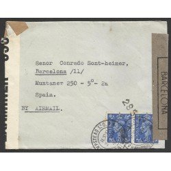 Inglaterra Carta de Hampstead a Barcelona 1942 Inglaterra Carta de Hampstead a Barcelona 1942