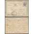 Hong Kong Postal dirigida a Warnemünde (Alemania) 1896