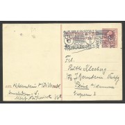 Holanda Postal de Amsterdam a Peine (Alemania) 1936 