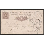 Italia Postal de Frosolone a Nápoles 1883