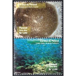 Panama A- 549/50 2001 Corales de Panama MNH Panama A- 549/50 2001 Corales de Panama MNH