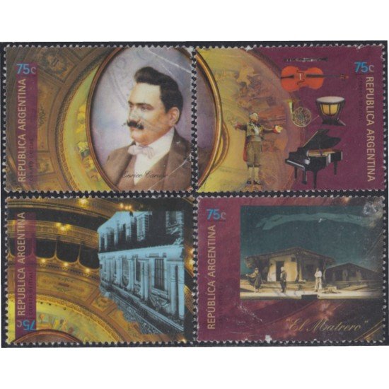Argentina SH 65 1999 Ópera Italiano Enrico Caruso Instrumentos de Música usados