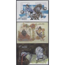 Argentina HB 69/71 1999 Nuevo milenio MNH Argentina HB 69/71 1999 Nuevo milenio MNH