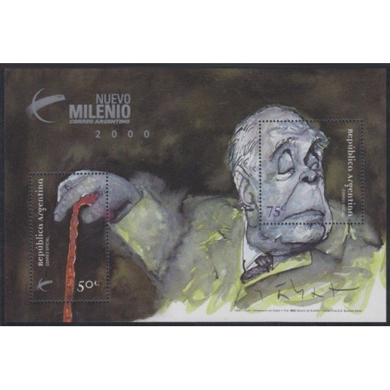 Argentina HB 71 1999 Nuevo milenio Obra de Hermenegildo Sabat MNH Argentina HB 71 1999 Nuevo milenio Obra de Hermenegildo Sabat MNH