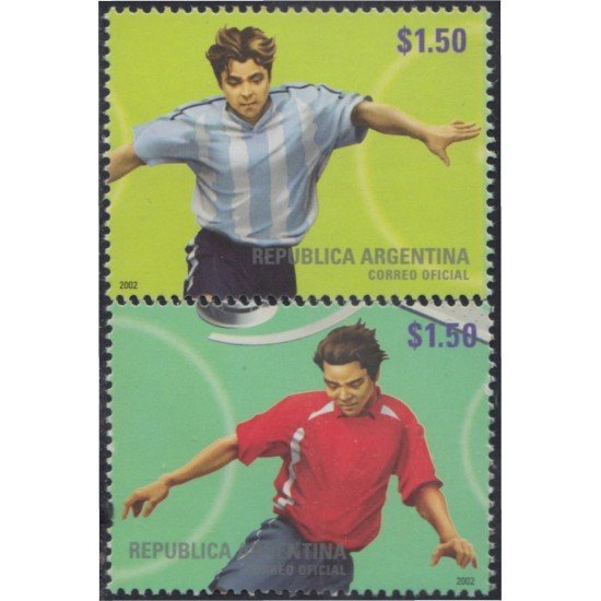 Argentina SH 79 2002 Philakorea Copa del Mundo Fútbol Corea del Sur y Japón MNH Argentina SH 79 2002 Philakorea Copa del Mundo Fútbol Corea del Sur y Japón MNH