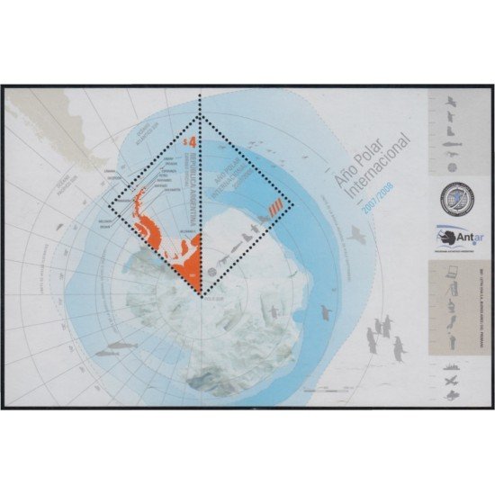 Argentina HB 93 2007  Año Polar Internacional 2007/08 MNH