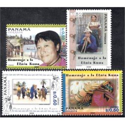 Panama A- 562/65 2002 Homenaje a la Etnia Kuma MNH Panama A- 562/65 2002 Homenaje a la Etnia Kuma MNH