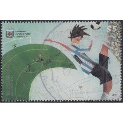 Argentina SH 118 2010 Copa del Mundo Fútbol 2010 en África usado Argentina SH 118 2010 Copa del Mundo Fútbol 2010 en África usado