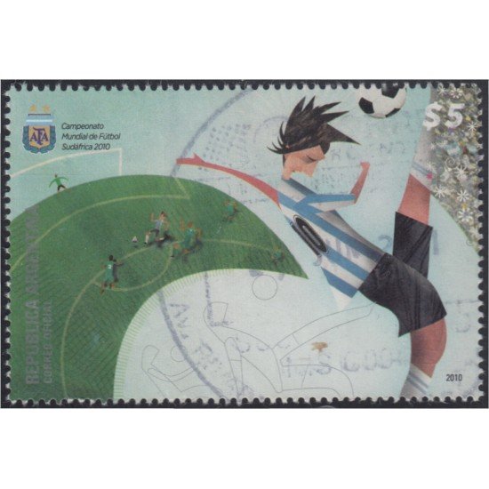 Argentina SH 118 2010 Copa del Mundo Fútbol 2010 en África usado Argentina SH 118 2010 Copa del Mundo Fútbol 2010 en África usado
