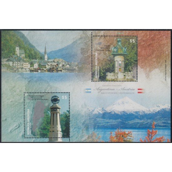 Argentina HB 122 2010 Parques de Austria y Argentina MNH
