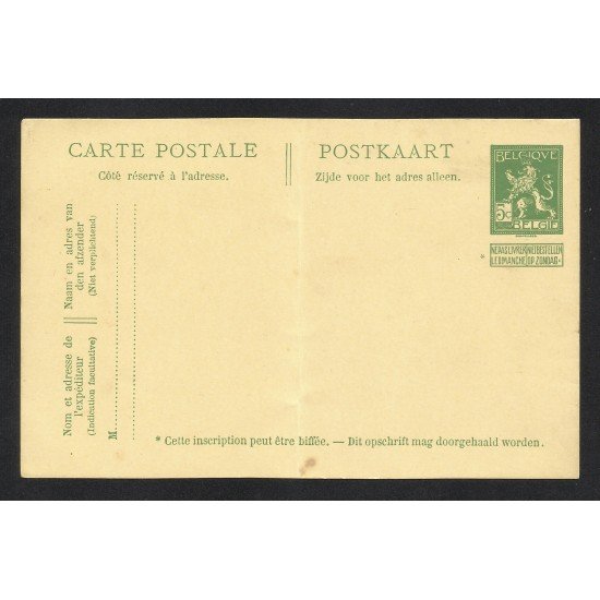 Bélgica Postal Prefranqueada SIn circular Bélgica Postal Prefranqueada SIn circular