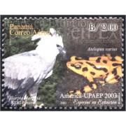 Panama A- 568 2003 Serie América UPAEP. Especies en extinción fauna MNH