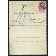 Bélgica Carta de Bruselas a Alfeld / Leine (Hannover) Alemania 1903