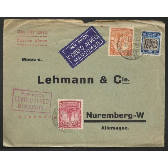 Colombia Carta de Bogotá a Nuremberg 1935 Colombia Carta de Bogotá a Nuremberg 1935
