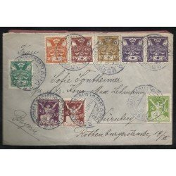 Checoslovaquia Carta de Praga a Nuremberg 1918 Checoslovaquia Carta de Praga a Nuremberg 1918
