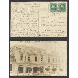 Cuba Postal de Matanzas a Nuremberg 1926 Via New York Cuba Postal de Matanzas a Nuremberg 1926 Via New York