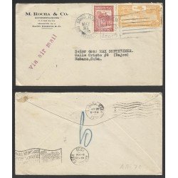 Rep. Dominicana Carta de Santo Domingo a La Habana 1930 Rep. Dominicana Carta de Santo Domingo a La Habana 1930