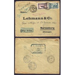 Marruecos Carta de Casablanca a Nuremberg 1930 Via París