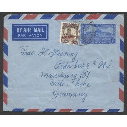 Pakistán Carta dirigida a Oldenburg (Alemenia) 1951