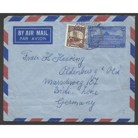 Pakistán Carta dirigida a Oldenburg (Alemenia) 1951 Pakistán Carta dirigida a Oldenburg (Alemenia) 1951