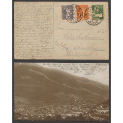 Suiza Postal de Chur a Nuremberg 1924 Suiza Postal de Chur a Nuremberg 1924