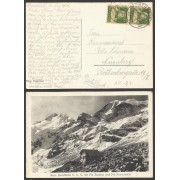 Suiza Postal de Bovalhütte  a Nuremberg 1924