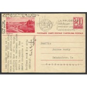 Suiza Postal Ginebra a Wolfenbüttel 1936