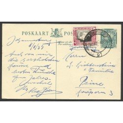 Sudáfrica Postal de Johansburgo a Peine (Alemania) 1937 Sudáfrica Postal de Johansburgo a Peine (Alemania) 1937