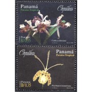 Panama 1197/98 2000 Orquideas de Panama MNH