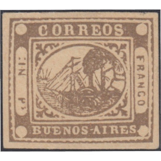 Argentina 6 1859 Buenos Aires MH