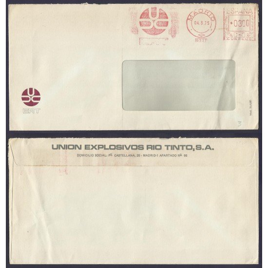 España Carta de la Unión Explosivos Rio Tinto SA (Mineralogia) España Carta de la Unión Explosivos Rio Tinto SA (Mineralogia)