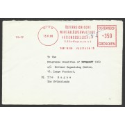 Austria Carta de Viena a La Haya 1968 (Mineralogia)
