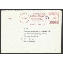 Austria Carta de Viena a La Haya 1968 (Mineralogia)